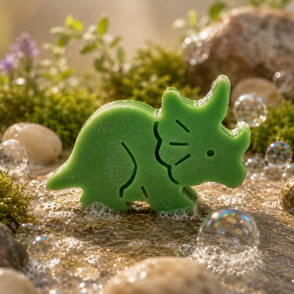 Triceratops Soap